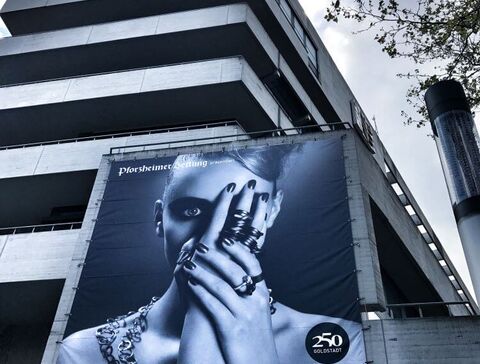 Großformat Banner, Pforzheim