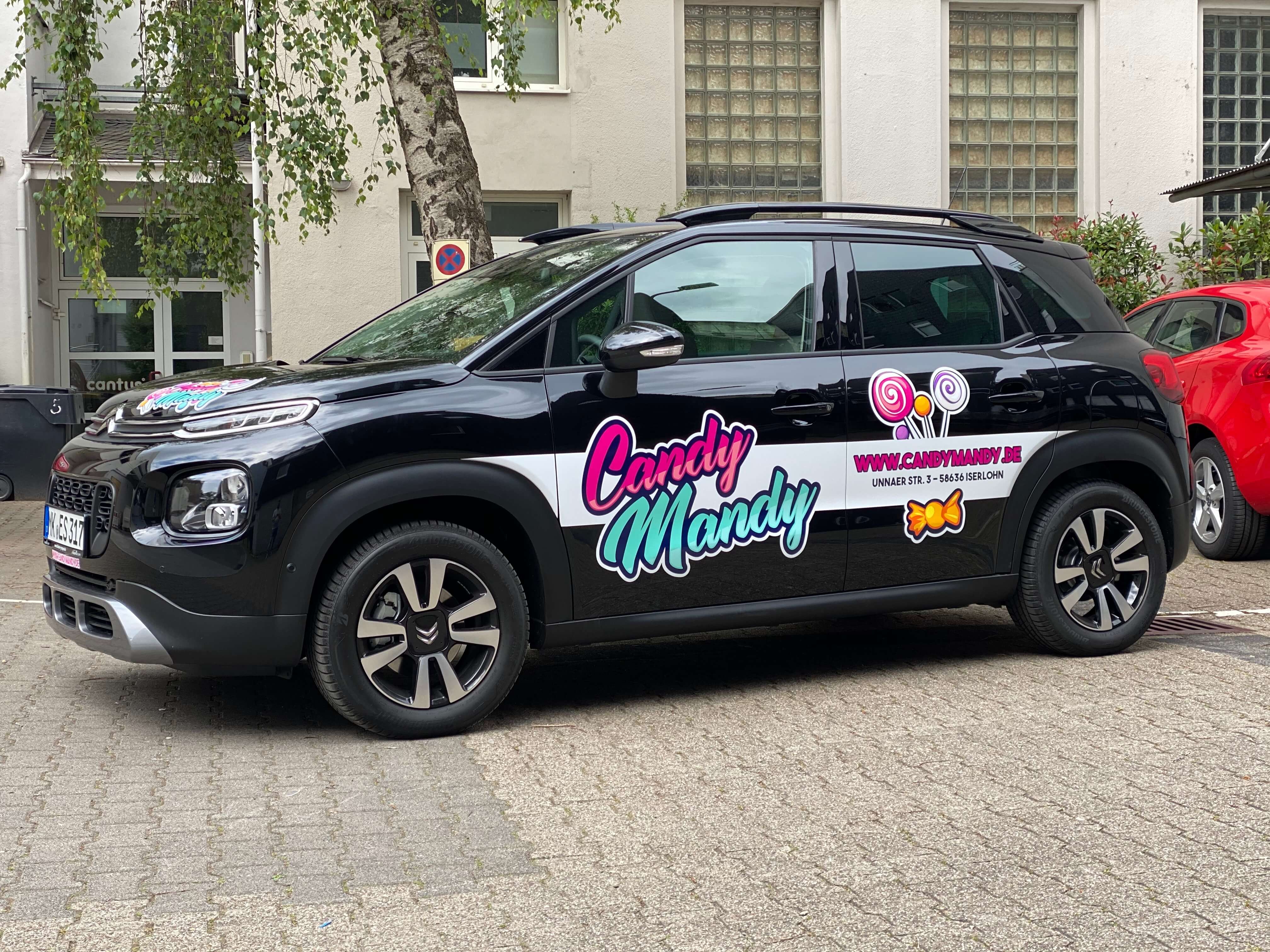 KFZ-Folierung für Candy Mandy