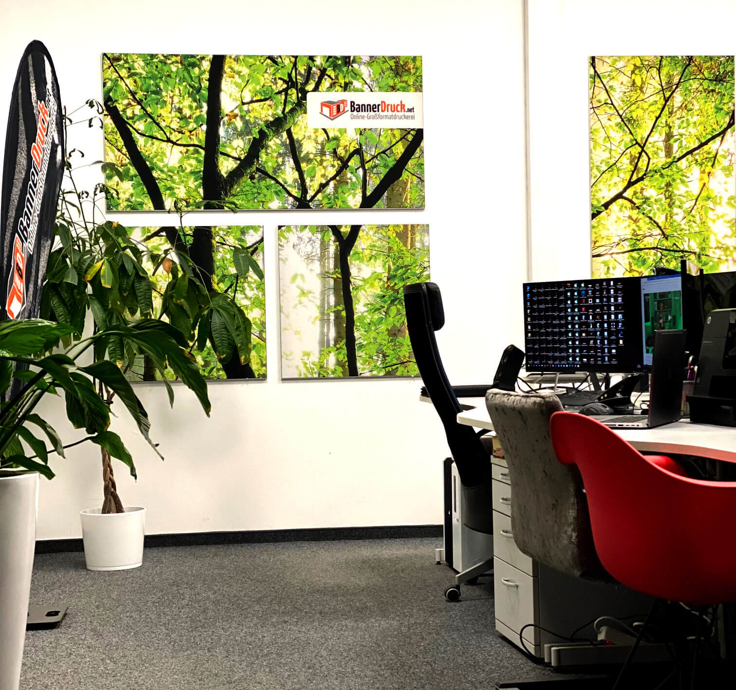 Spannrahmensysteme mit Decorbespannung